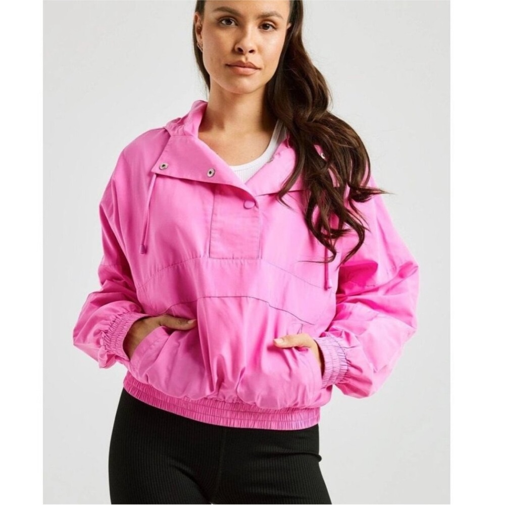 Year of Ours Runyon Barbie Pink Windbreaker